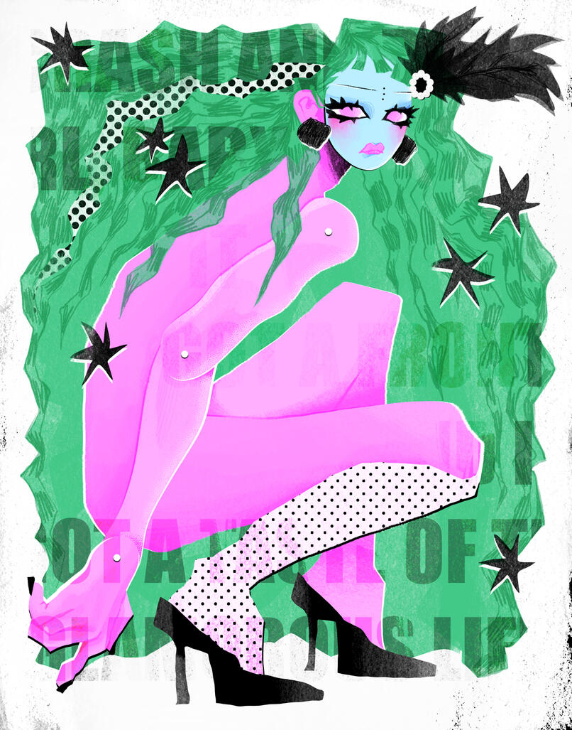 Newspaper Girl Sketch